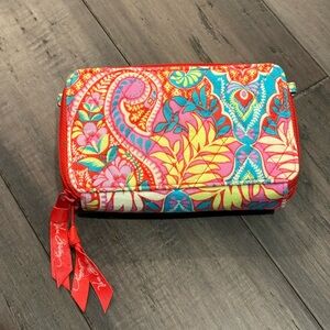 Vera Bradley - On the Square Wristlet/Crossbody Wallet - Paisley in Paradise